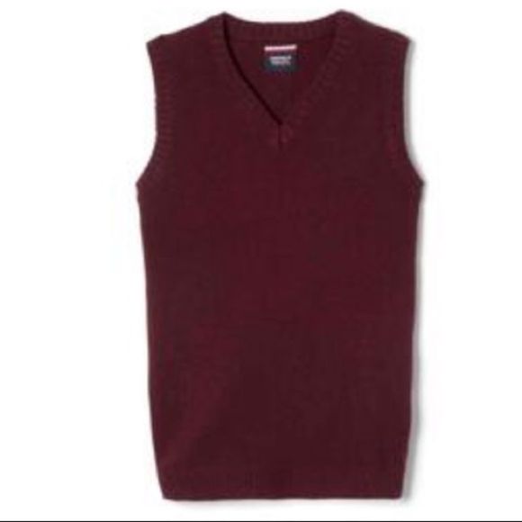 Boy’s burgundy Sweater Vest Size 18 NWT - Picture 1 of 5
